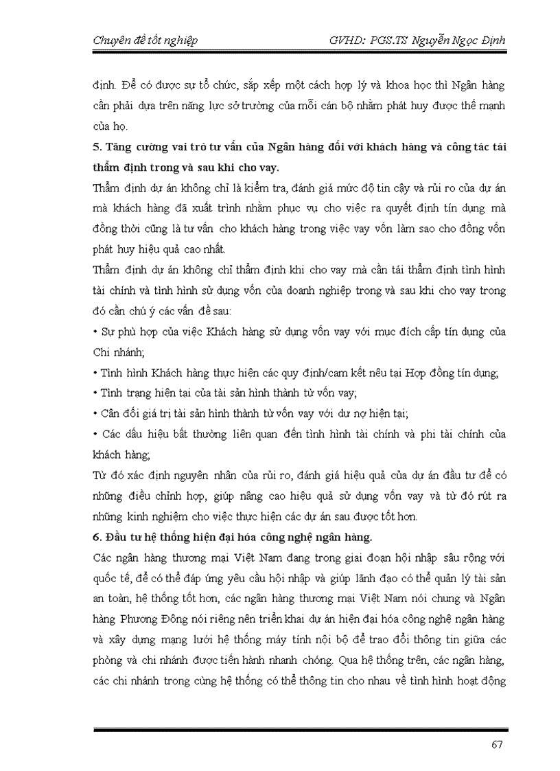 image for page Giải pháp nâng cao chất lượng thẩm định trong hoạt động cho vay trung và dài hạn tại NH TMCP Phương Đông Chi Nhánh Chợ Lớn