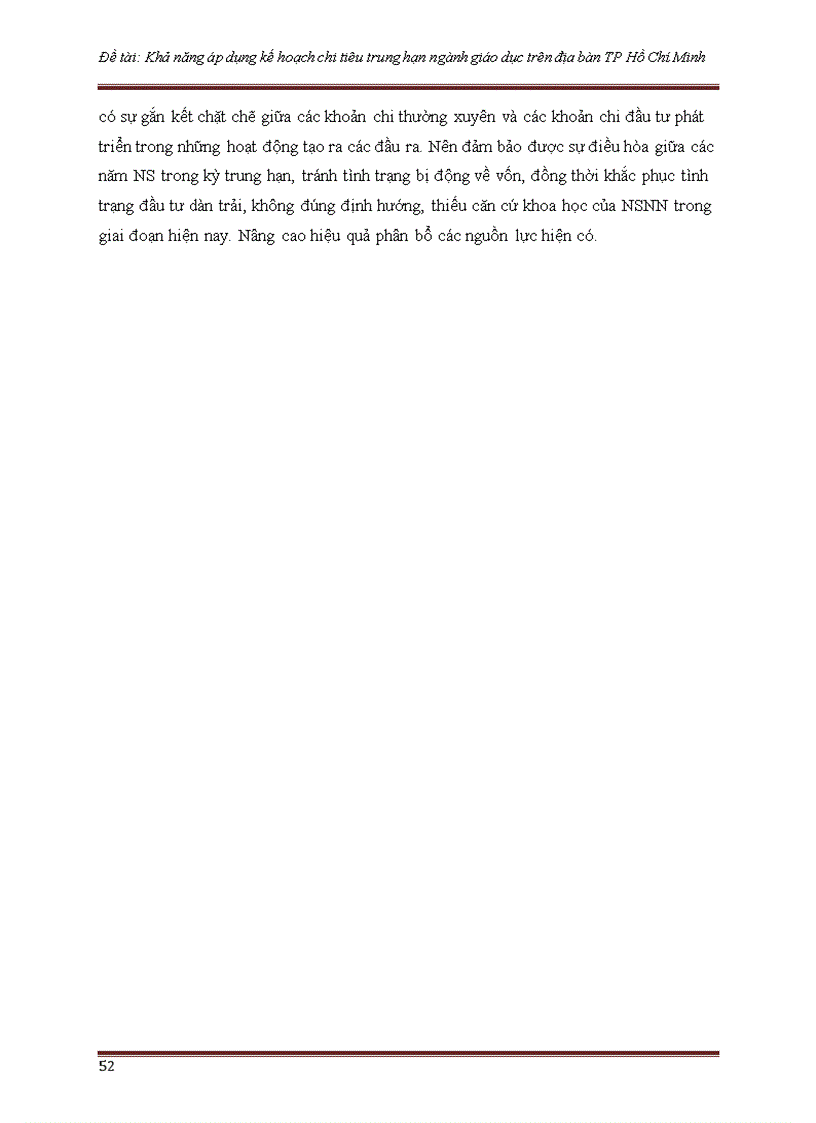 image for page Khả năng áp dụng kế hoạch chi tiêu trung hạn ngành giáo dục trên địa bàn TP Hồ Chí Minh