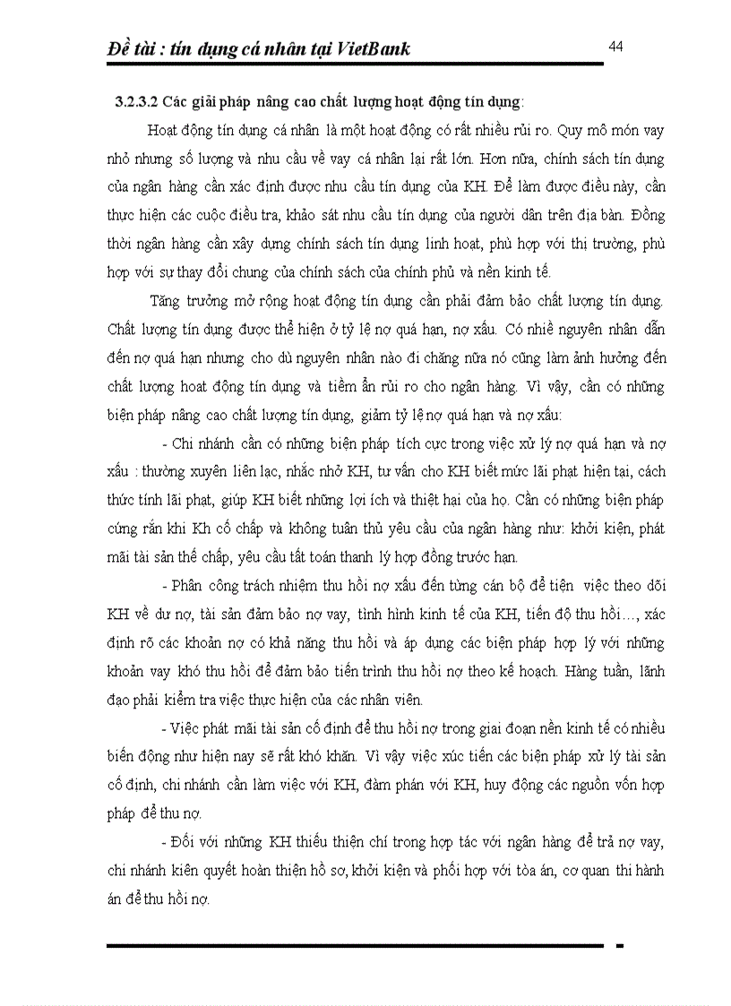 image for page Tín dụng cá nhân tại Vietbank