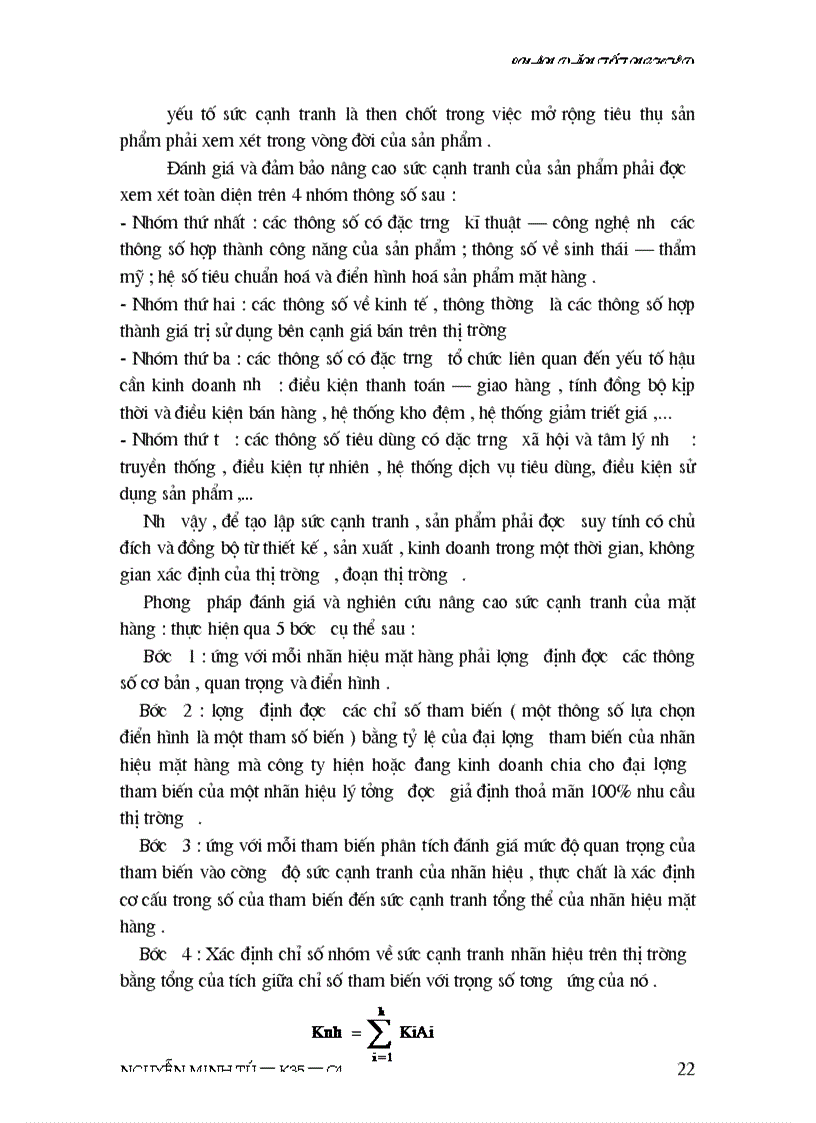 image for page Thực trạng sức cạnh tranh của sản phẩm nông sản của công ty INTIMEX trên thị trường Mỹ