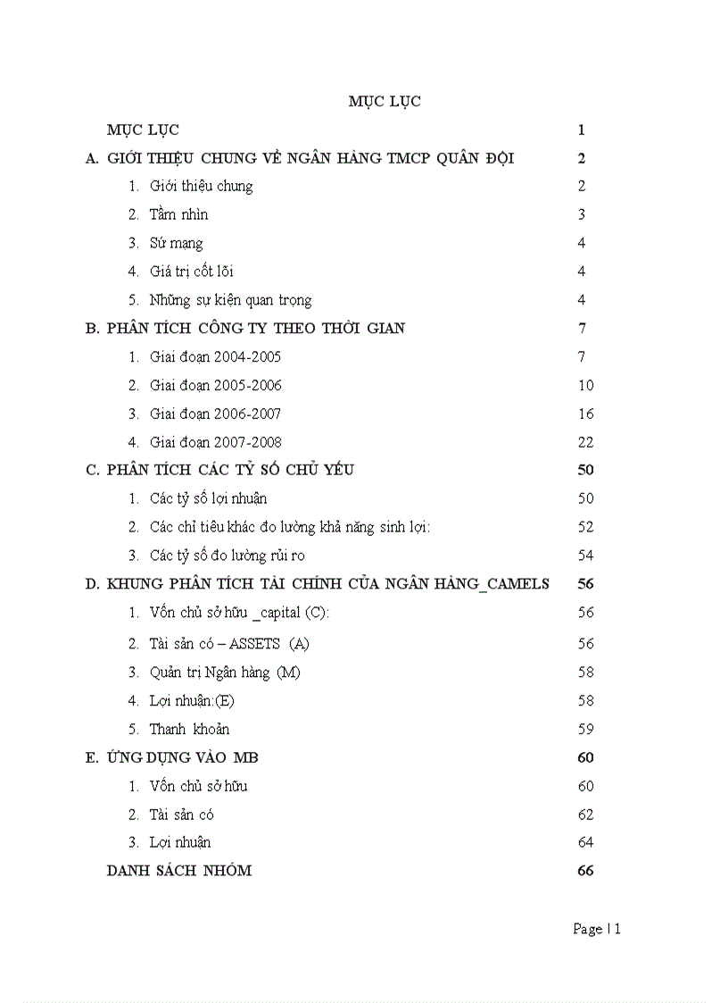 image for page Khung phân tích tài chính của Ngân hàng CAMELS