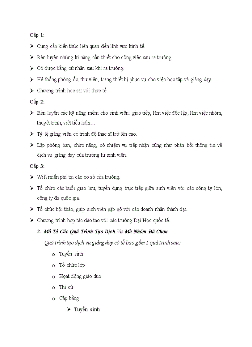 image for page Khảo sát sự hài lòng của sinh viên hệ Đại Học chính quy đối với dịch vụ giảng dạy của trường Đại Học Kinh Tế TP HCM