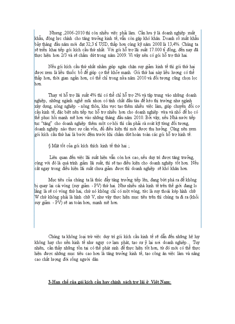 image for page Gói kích cầu tác dụng của gói kích cầu và biện pháp của chính phủ