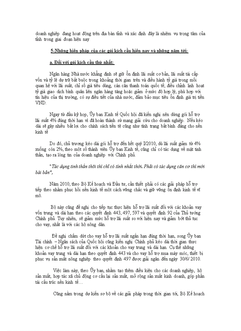 image for page Gói kích cầu tác dụng của gói kích cầu và biện pháp của chính phủ