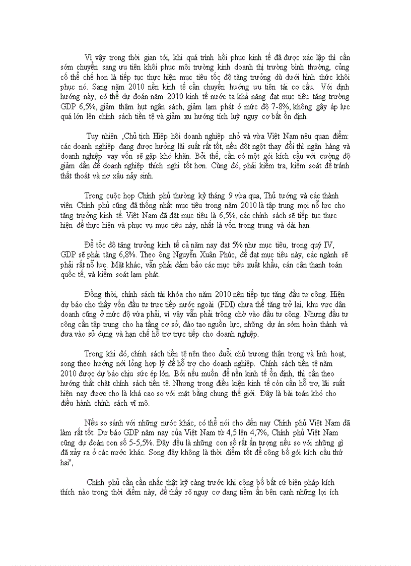 image for page Gói kích cầu tác dụng của gói kích cầu và biện pháp của chính phủ