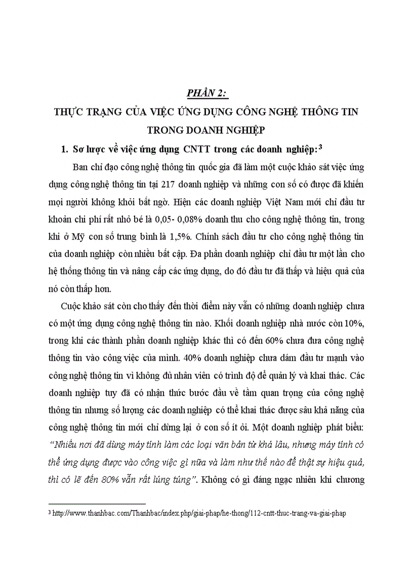 image for page Ứng dụng của công nghệ thông tin trong doanh nghiệp