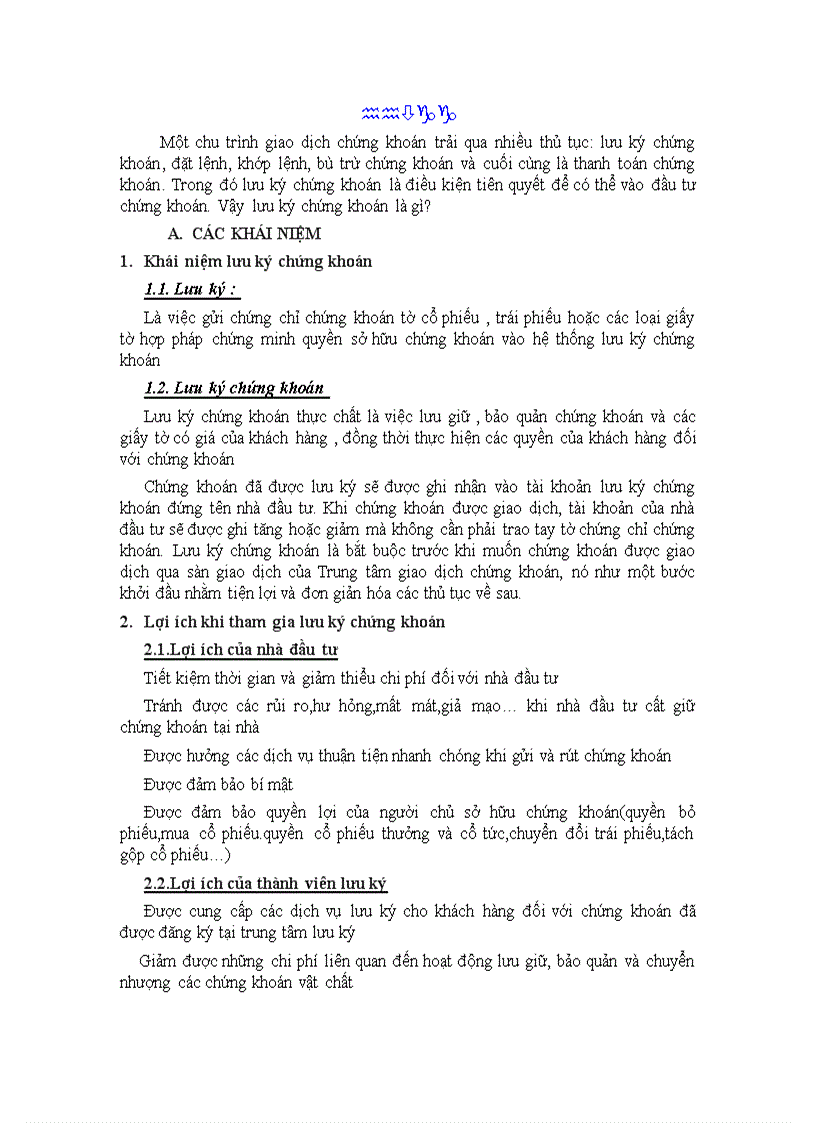 image for page Lưu ký chứng khoán 1