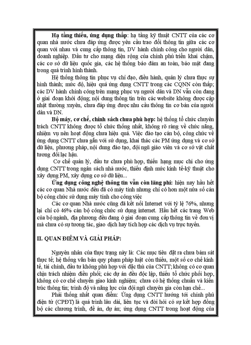 image for page Thực trạng của việc ứng dụng công nghệ thông tin trong quản lý tại nước ta những năm gần đây