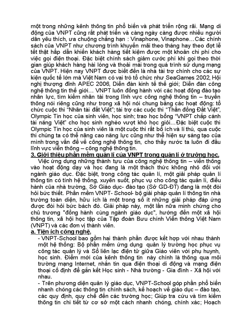 image for page Phân tích vai trò của tập đoàn bưu chính viễn thông Việt Nam VNPT về ngành viễn thông