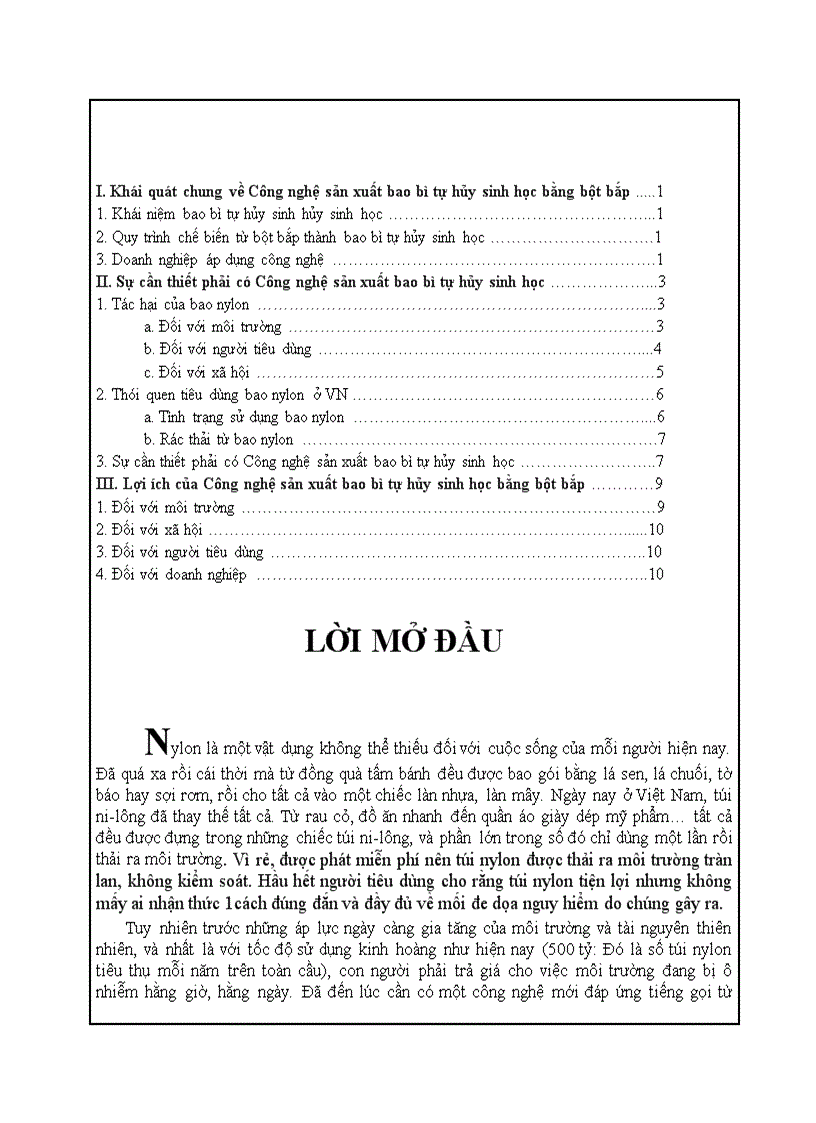 image for page Lợi ích của công nghệ sản xuất bao bì tự hủy sinh học bằng bột bắp ở VN