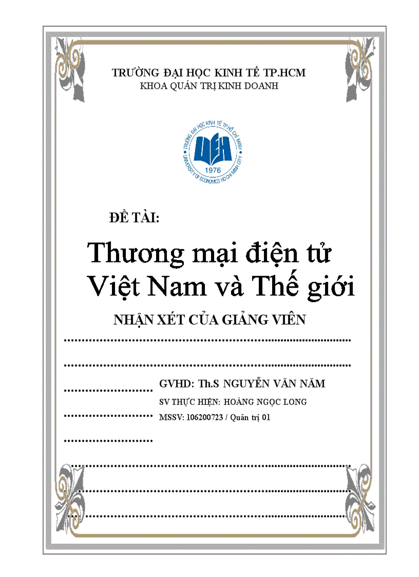 Thương mại điện tử Việt Nam và Thế giới