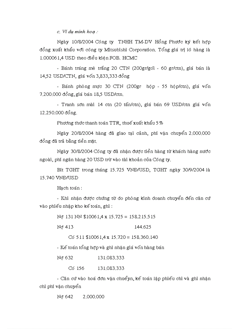 image for page Tổ CHứC CÔNG TáC Kế TOáN tại CÔNG TY TNHH TM DV HồNG PHƯớC