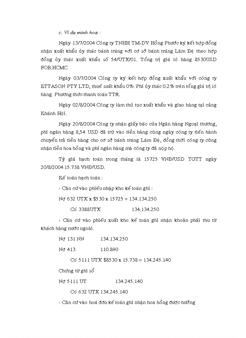 image for page Tổ CHứC CÔNG TáC Kế TOáN tại CÔNG TY TNHH TM DV HồNG PHƯớC