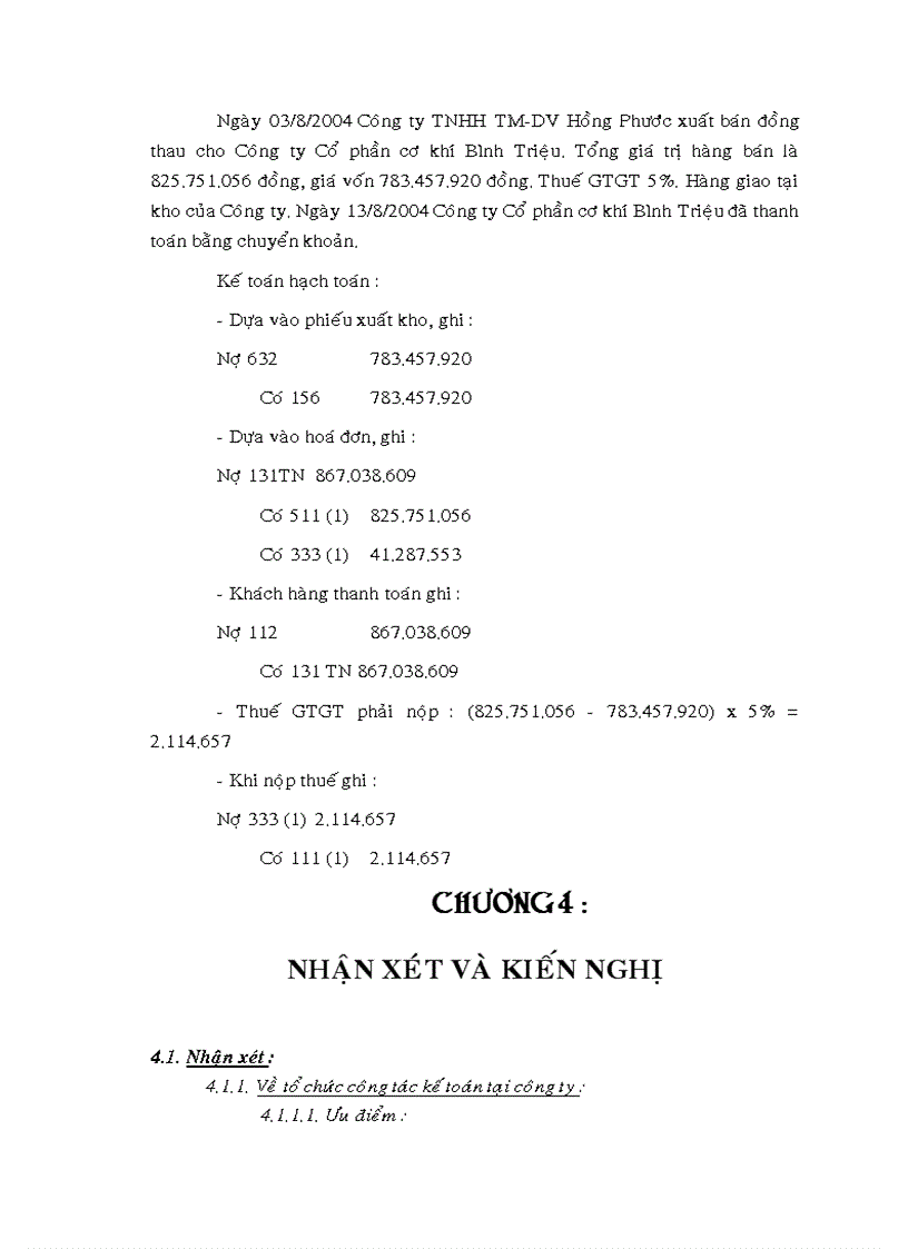 image for page Tổ CHứC CÔNG TáC Kế TOáN tại CÔNG TY TNHH TM DV HồNG PHƯớC