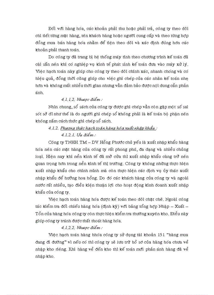 image for page Tổ CHứC CÔNG TáC Kế TOáN tại CÔNG TY TNHH TM DV HồNG PHƯớC