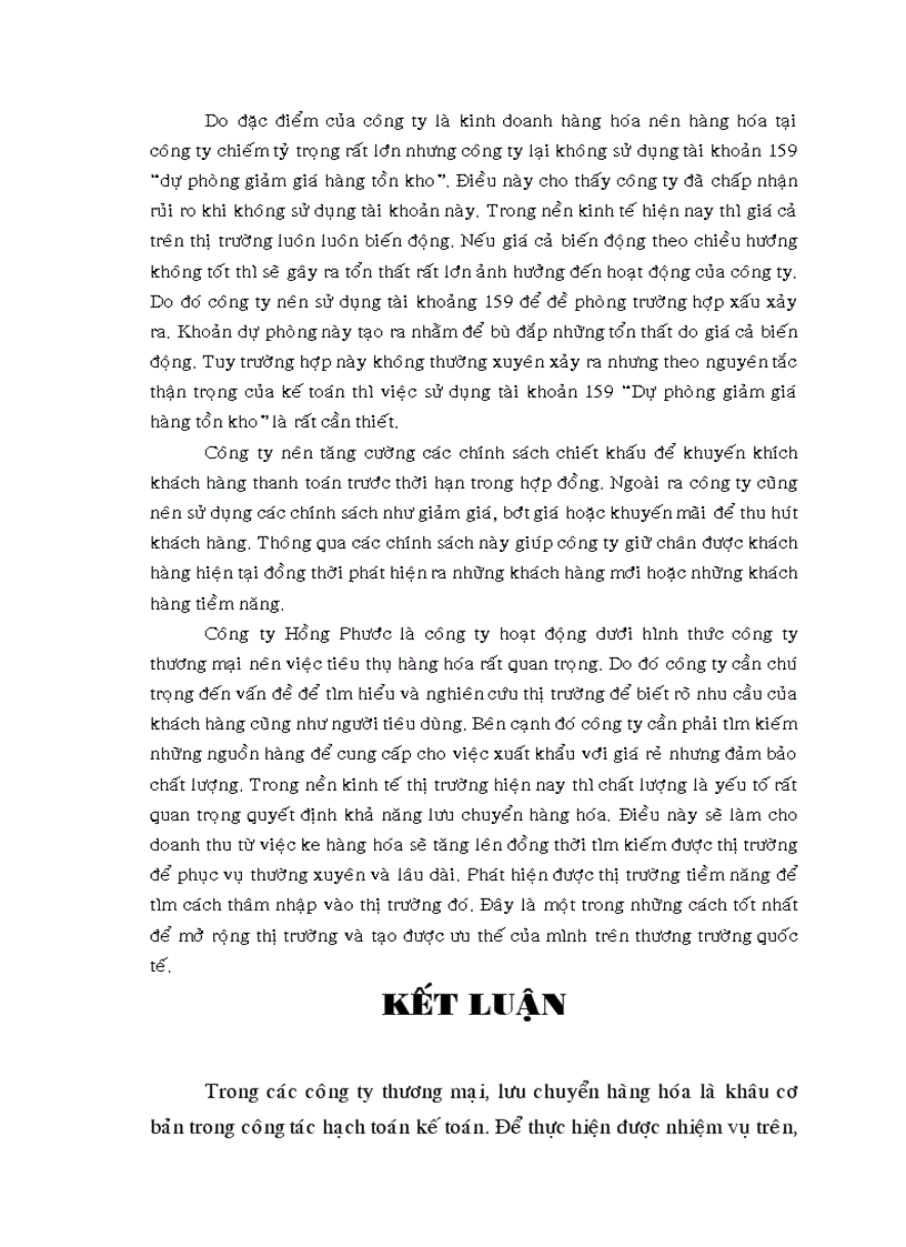 image for page Tổ CHứC CÔNG TáC Kế TOáN tại CÔNG TY TNHH TM DV HồNG PHƯớC