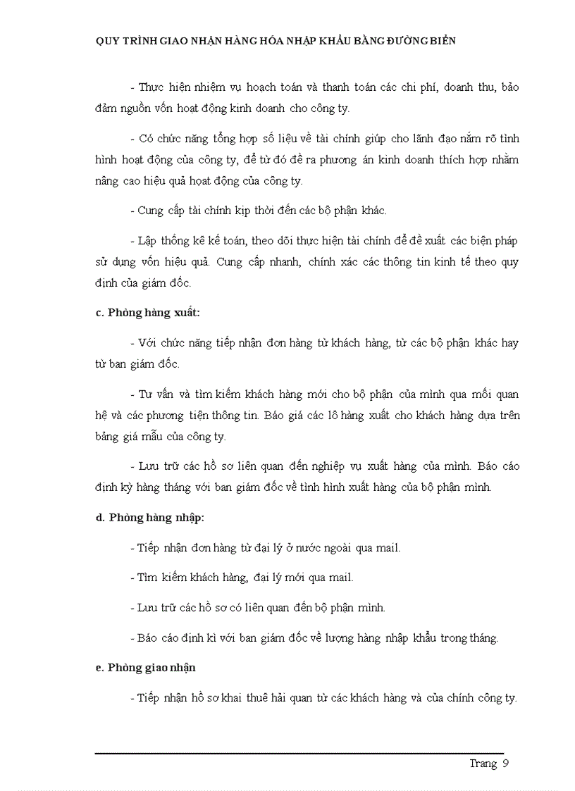 image for page Quy trình giao nhận hàng hóa nhập khẩu bằng đường biển