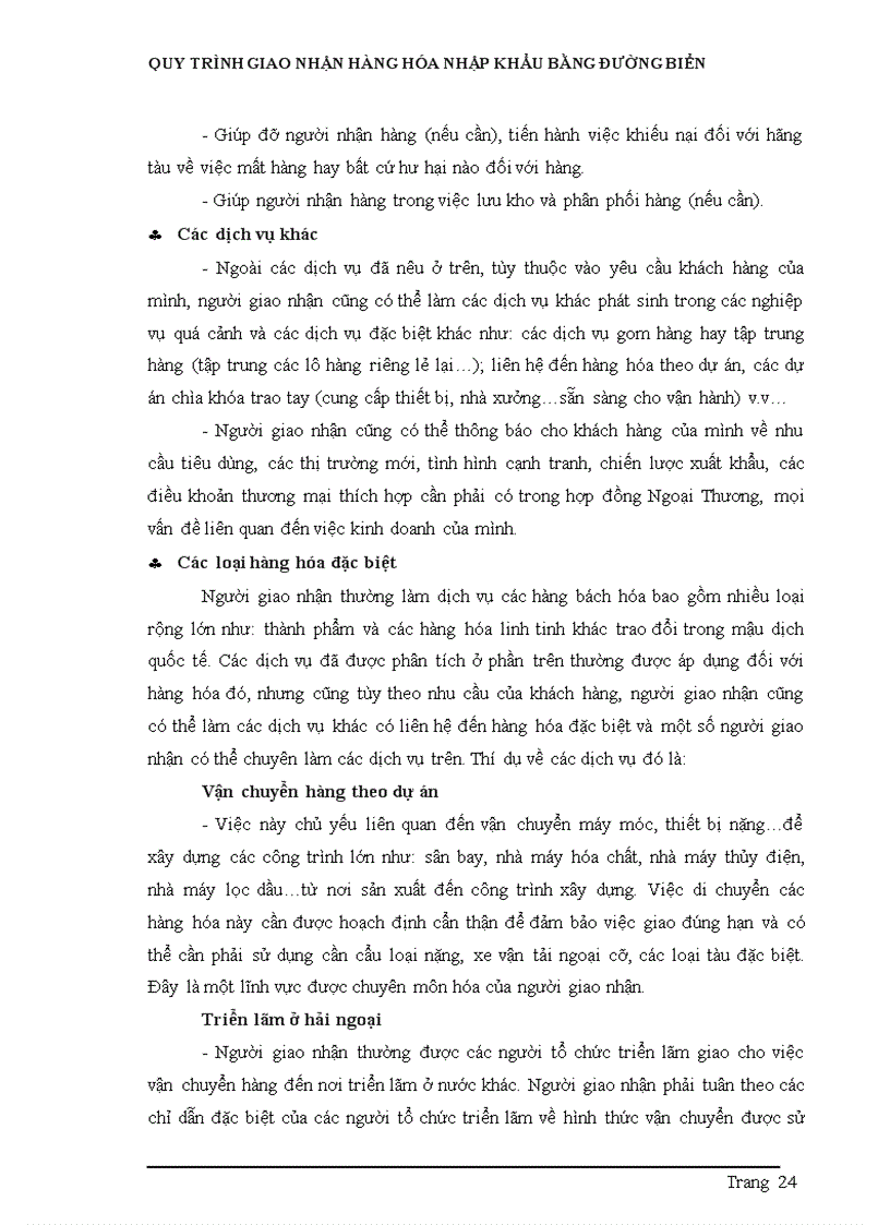 image for page Quy trình giao nhận hàng hóa nhập khẩu bằng đường biển