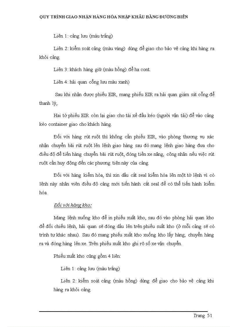 image for page Quy trình giao nhận hàng hóa nhập khẩu bằng đường biển