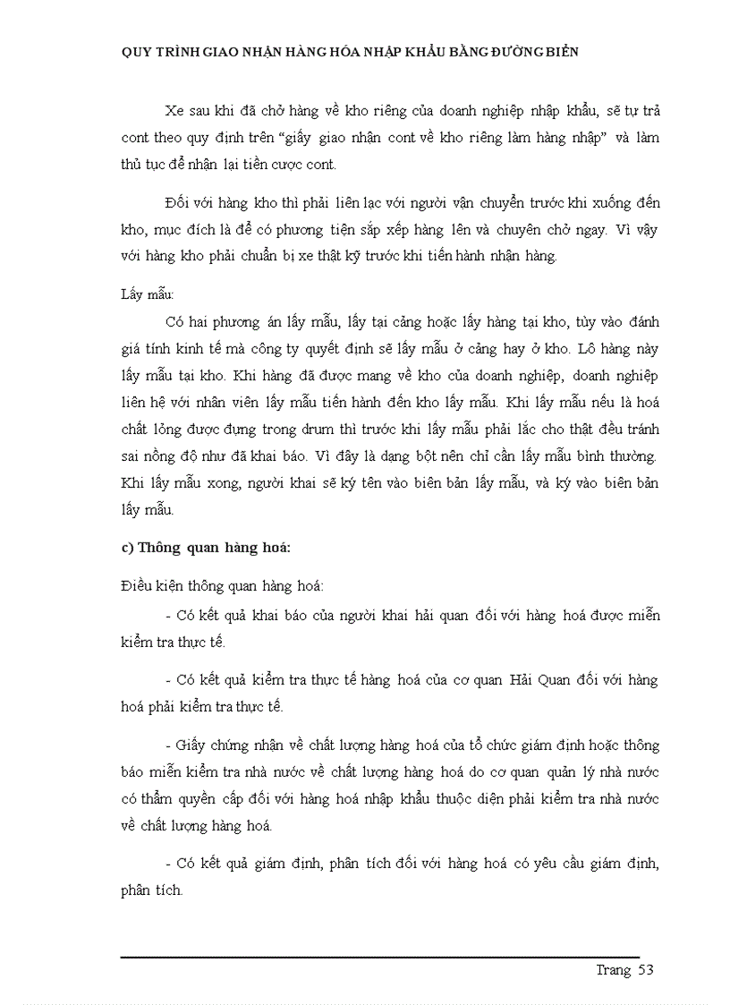 image for page Quy trình giao nhận hàng hóa nhập khẩu bằng đường biển