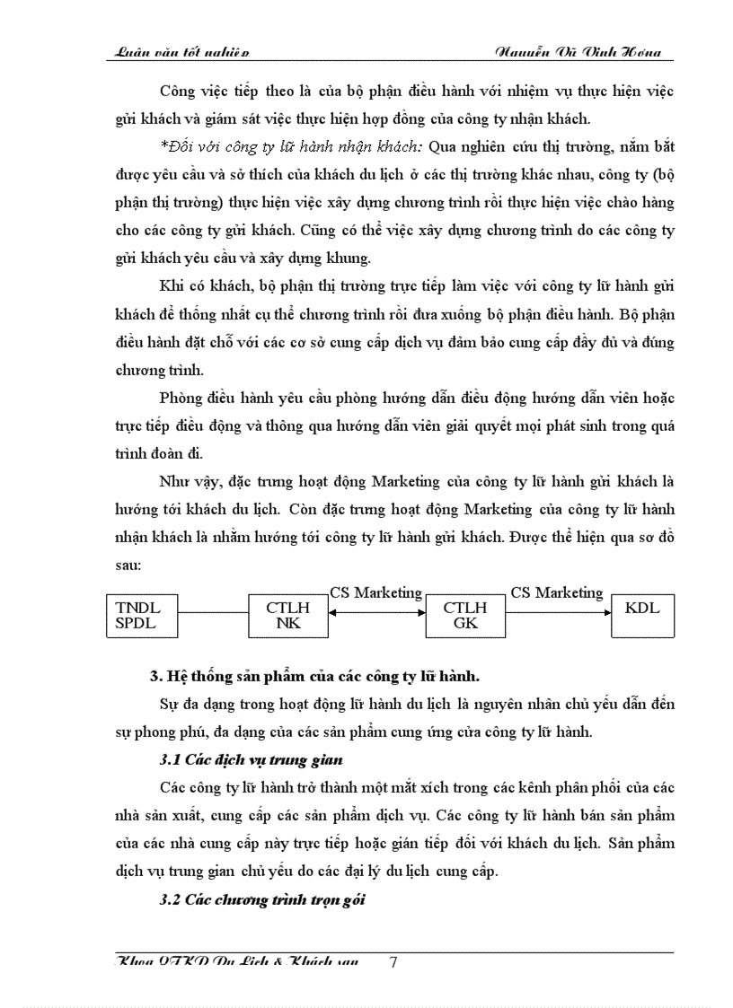 image for page Áp dụng Makerting Mix trong hoạt động kinh doanh lữ hành tại Công ty Điều hành Hướng dẫn du lịch Vinatour 1