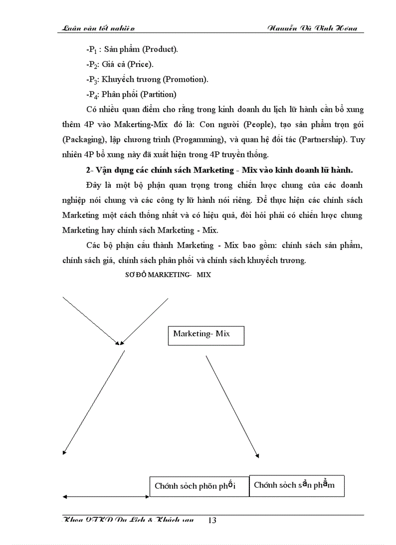 image for page Áp dụng Makerting Mix trong hoạt động kinh doanh lữ hành tại Công ty Điều hành Hướng dẫn du lịch Vinatour 1