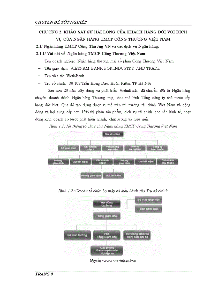image for page Đo lường sự hài lòng của khách hàng tại Ngân hàng TMCP Công Thương Việt Nam ở TPHCM