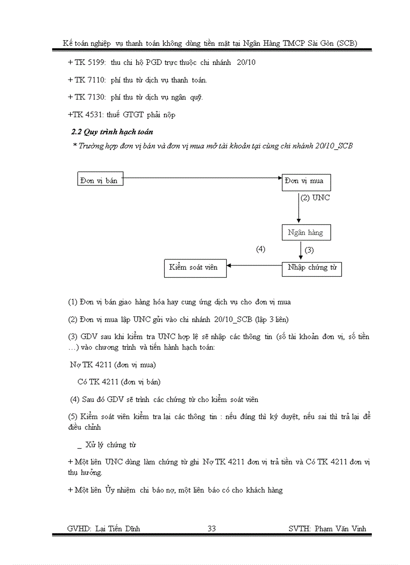 image for page Kế toán nghiệp vụ thanh toán không dùng tiền mặt tại ngân hàng thương mại cổ phần sài gòn scb