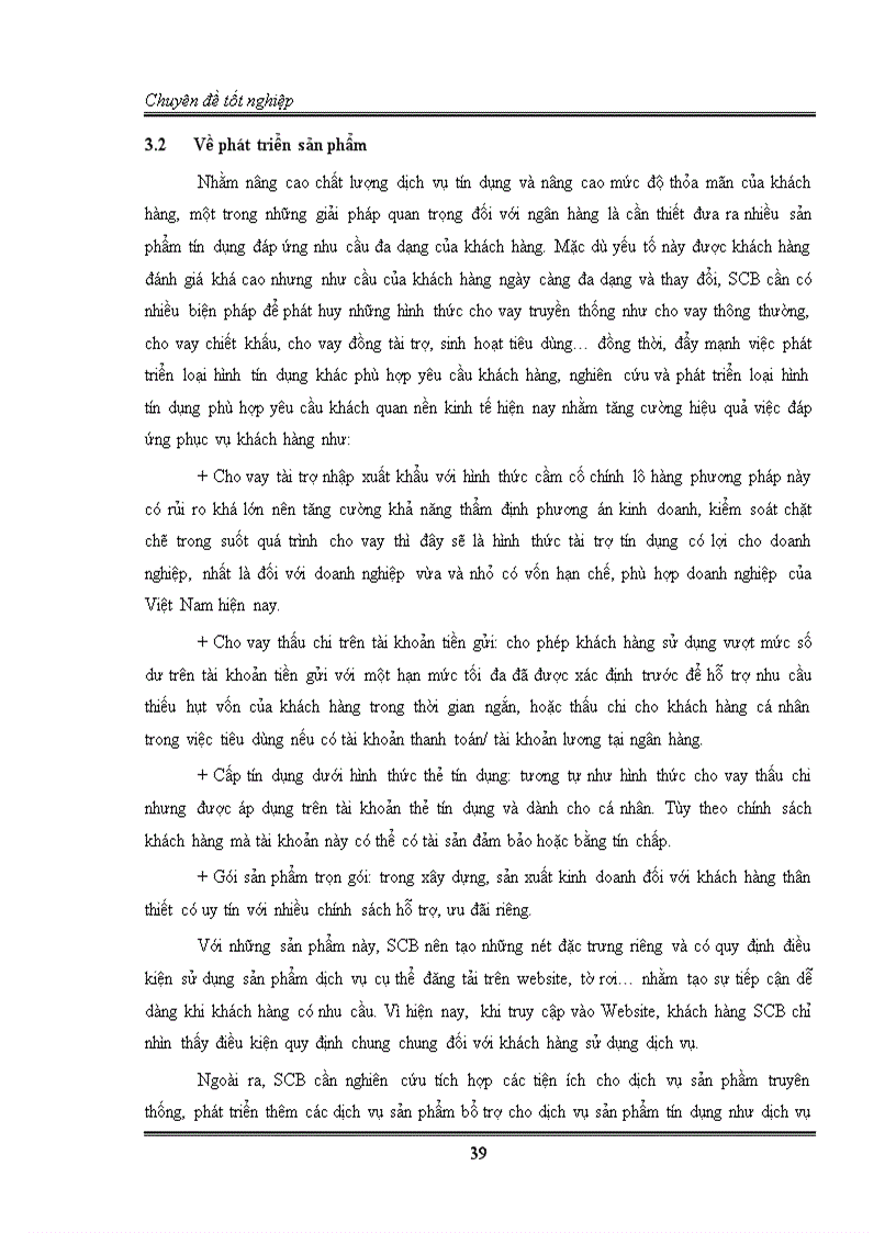 image for page Sự thỏa mãn của khách hàng đối với dịch vụ tín dụng tại ngân hàng thương mại cổ phần Sài Gòn SCB