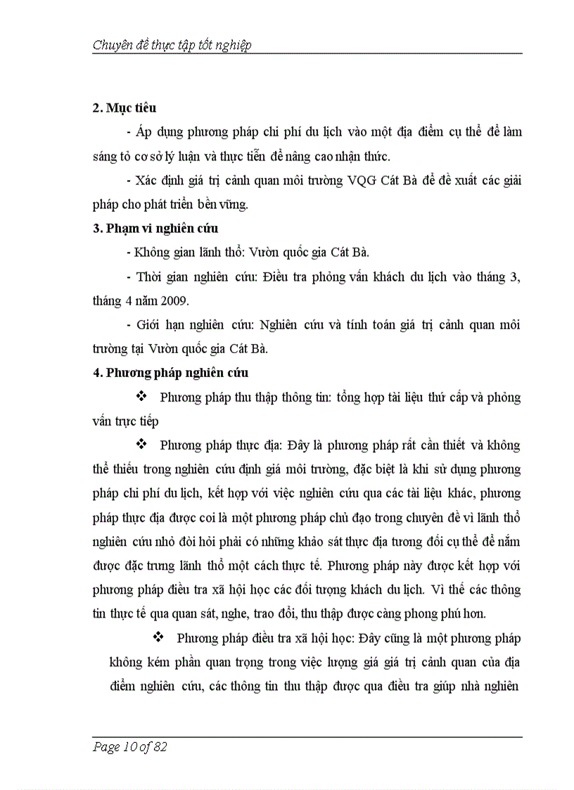image for page Áp dụng phương pháp chi phí du lịch để đánh giá giá trị cảnh quan vườn quốc gia Cát Bà Hải Phòng