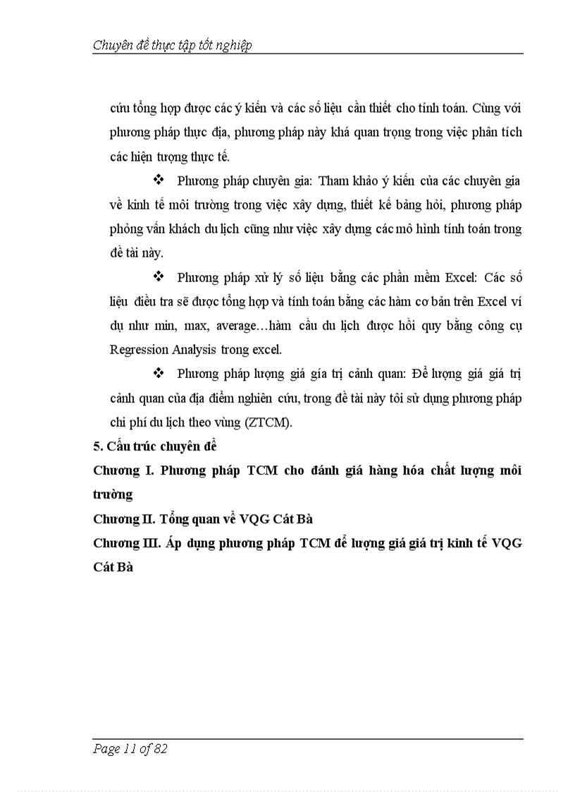 image for page Áp dụng phương pháp chi phí du lịch để đánh giá giá trị cảnh quan vườn quốc gia Cát Bà Hải Phòng