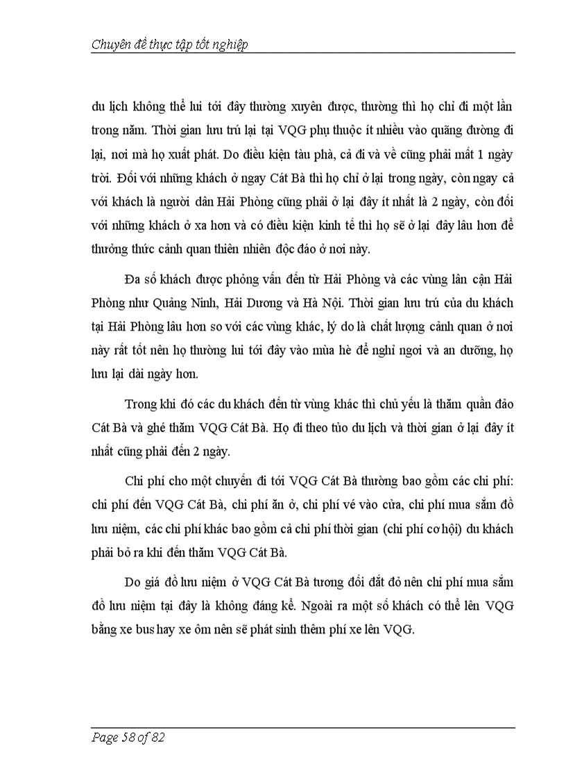 image for page Áp dụng phương pháp chi phí du lịch để đánh giá giá trị cảnh quan vườn quốc gia Cát Bà Hải Phòng