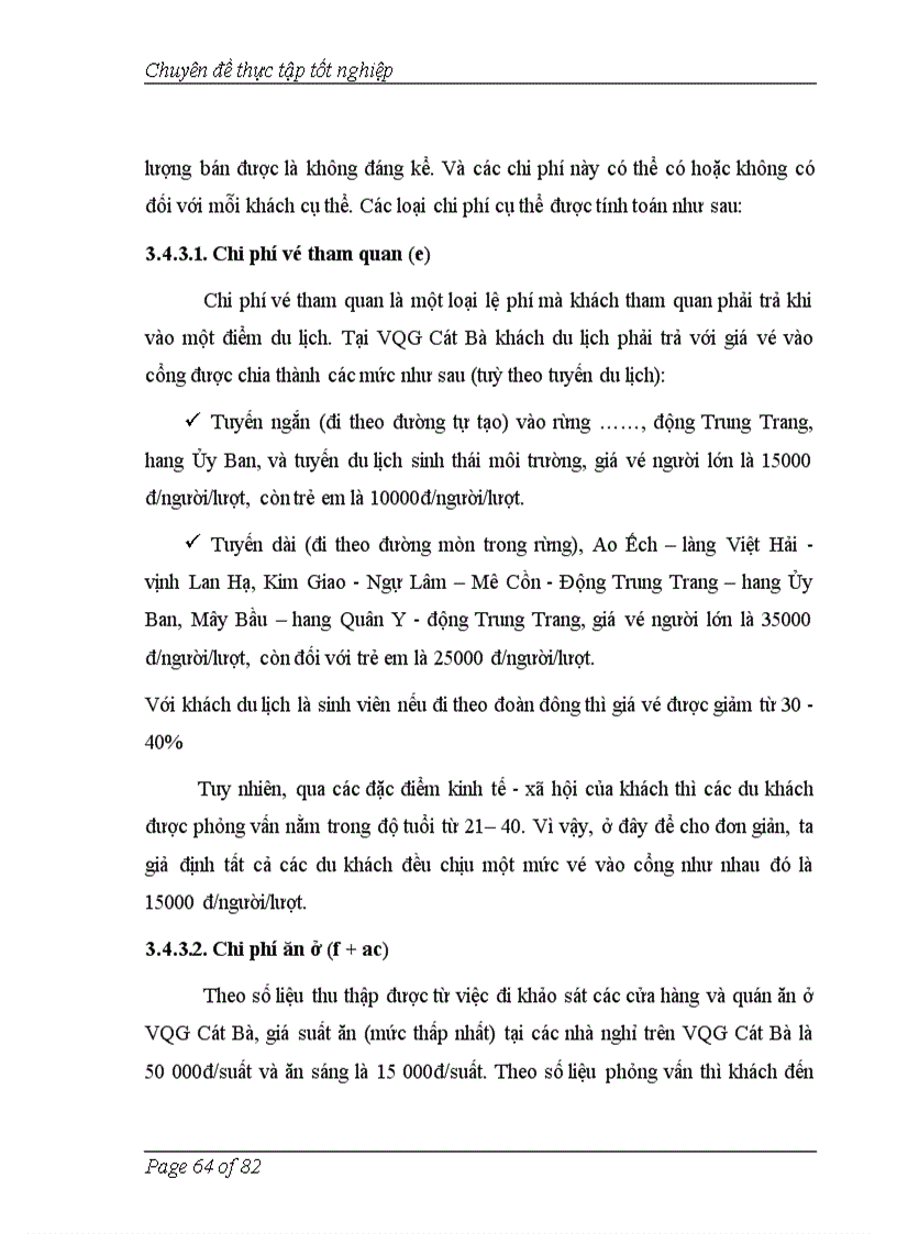 image for page Áp dụng phương pháp chi phí du lịch để đánh giá giá trị cảnh quan vườn quốc gia Cát Bà Hải Phòng
