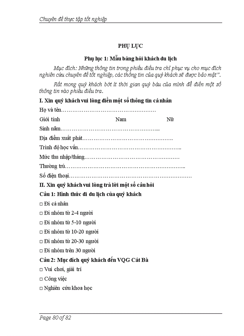 image for page Áp dụng phương pháp chi phí du lịch để đánh giá giá trị cảnh quan vườn quốc gia Cát Bà Hải Phòng