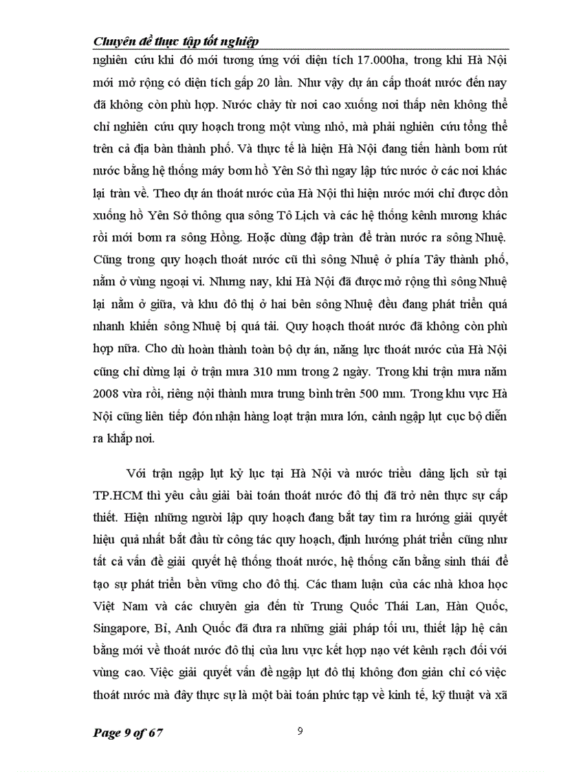 image for page Đánh giá thiệt hại kinh tế do ngập lụt ở Hà Nội năm 2008