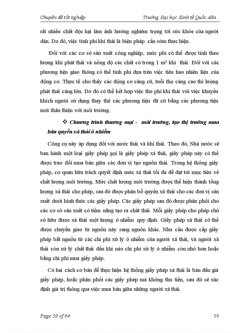 image for page Thực trạng và giải pháp nâng cao hiệu quả áp dụng công cụ kinh tế trong quản lý môi trường trên địa bàn thành phố Hà Nội