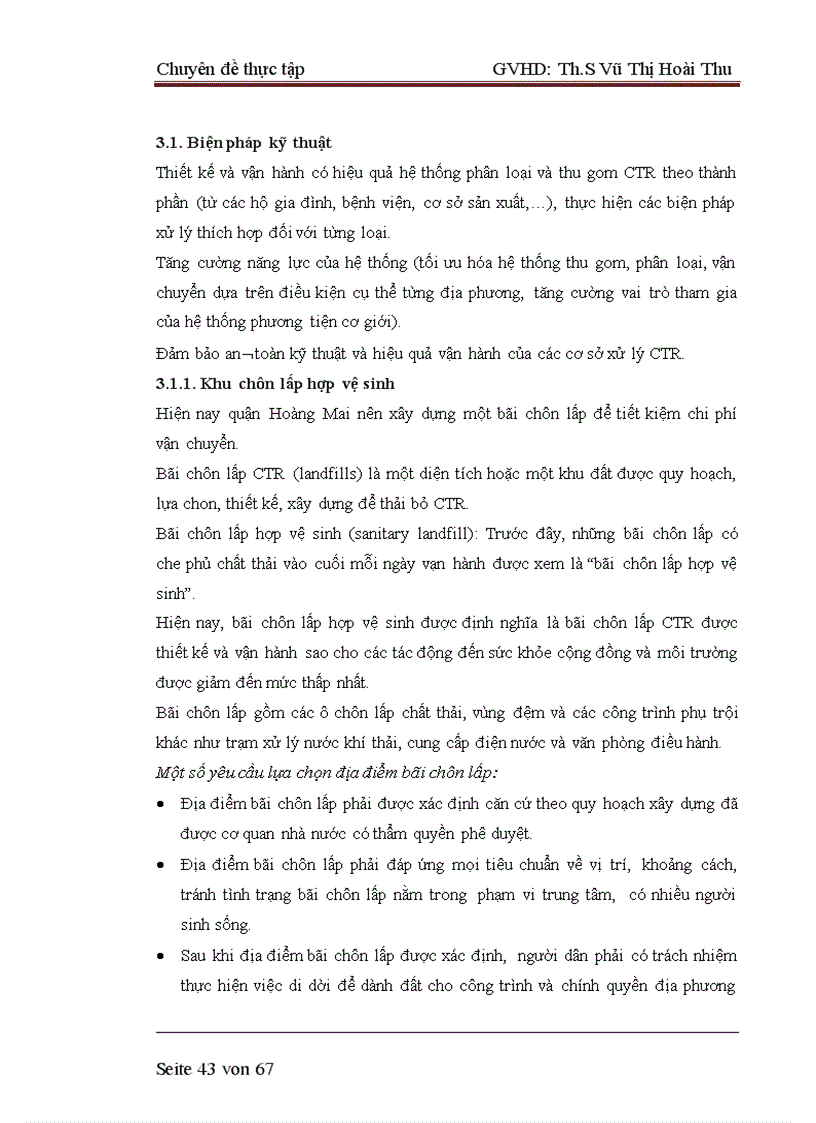 image for page Thực trạng và các giải pháp nâng cao hiệu quả công tác thu gom vận chuyển và xử lý chất thải rắn trên địa bàn quận Hoàng Mai Hà Nội