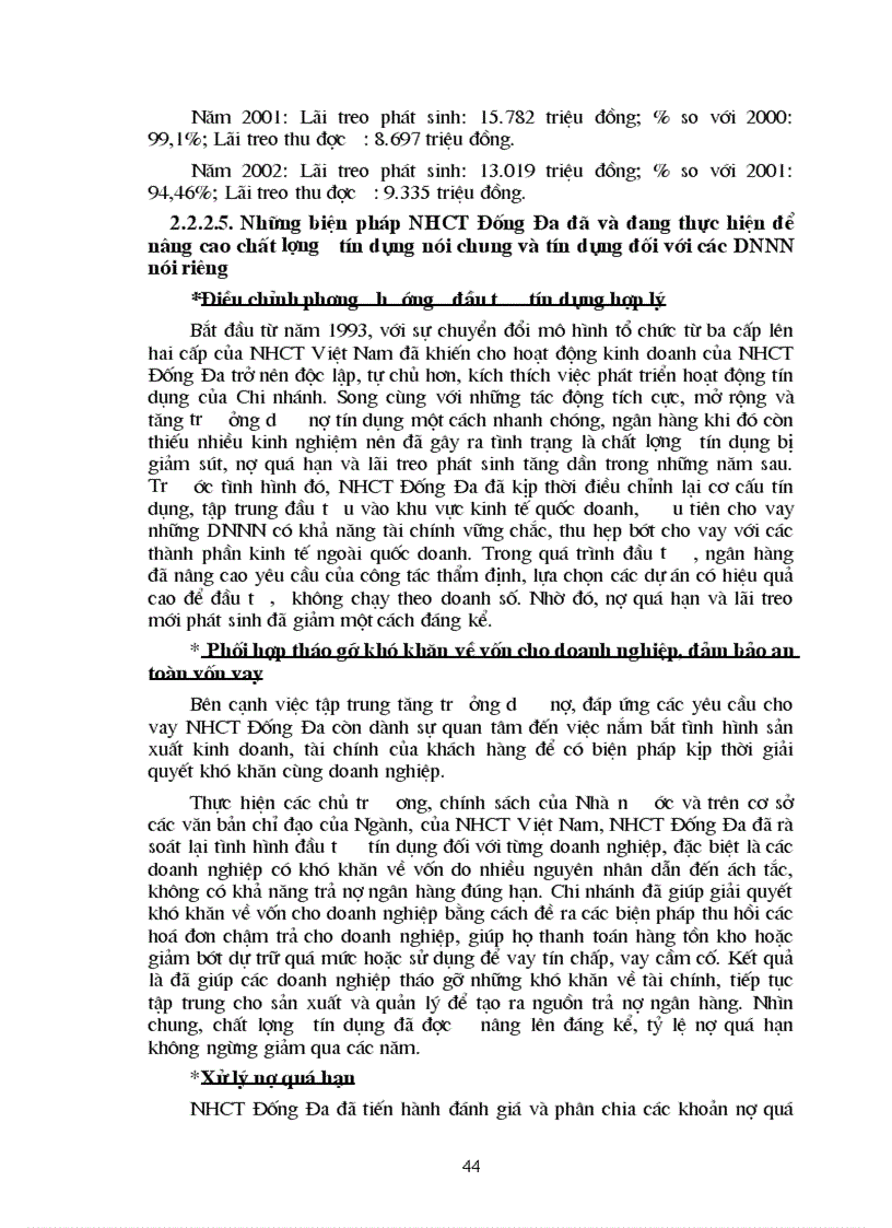 image for page Giải pháp nâng cao chất lượng tín dụng khi cho vay Doanh nghiệp Nhà nươớc tại Chi nhánh Ngân hàng Công thương Khu vực Đống Đa 1