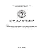 Một số giải pháp hoàn thiện quản lý ngân sách huyện thường tín trong điều kiện hiện nay