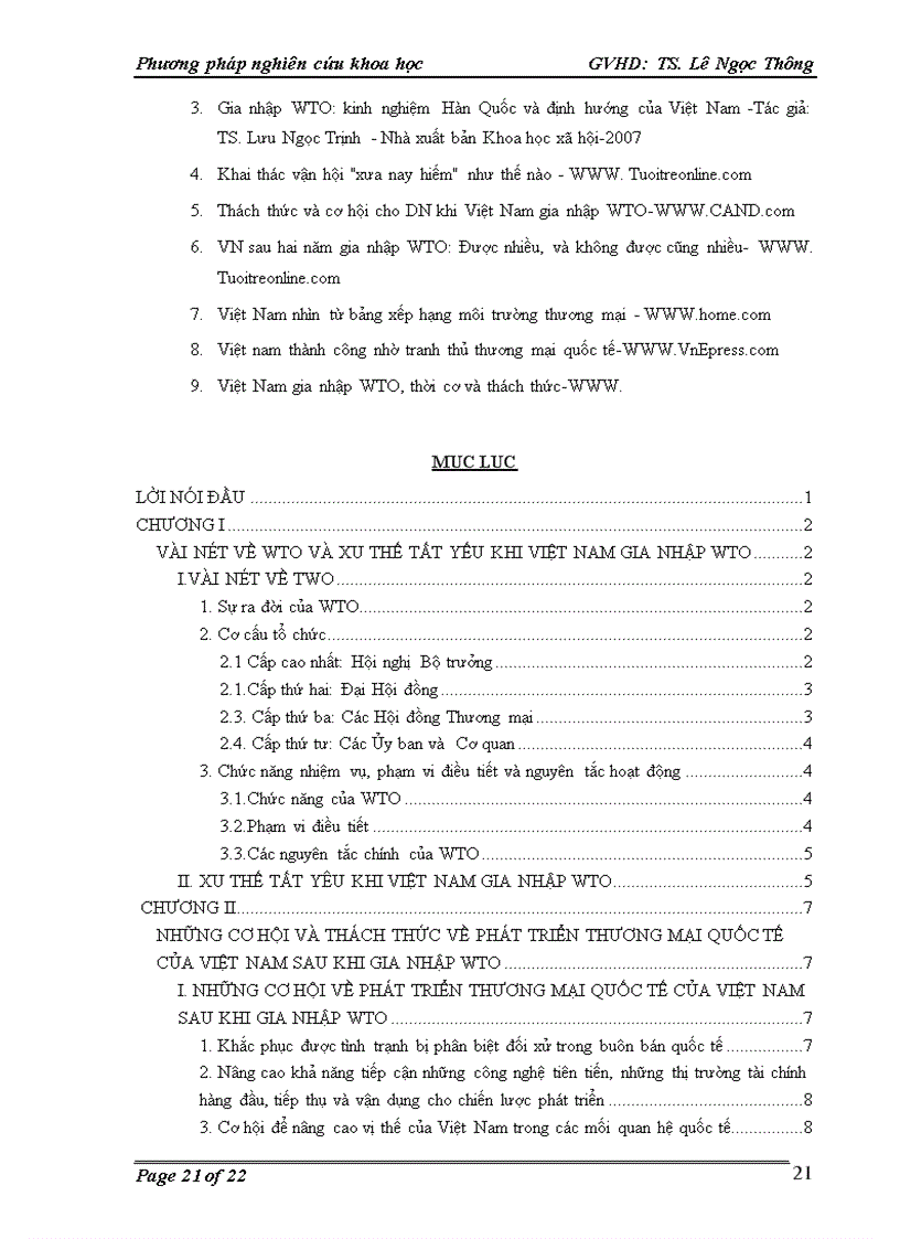 image for page Những cơ hội và thách thức đối với sự phát triển quan hệ thương mại quốc tế của Việt Nam sau khi gia nhập WTO và giải pháp khai thác cơ hội vượt qua thách thức 1
