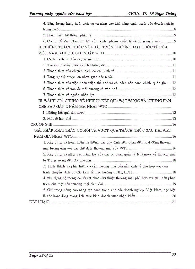 image for page Những cơ hội và thách thức đối với sự phát triển quan hệ thương mại quốc tế của Việt Nam sau khi gia nhập WTO và giải pháp khai thác cơ hội vượt qua thách thức 1
