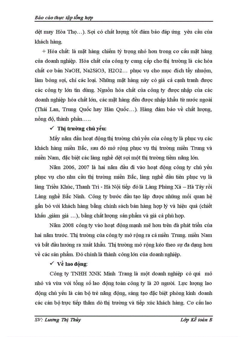 image for page Hoàn thiện công tác tổ chức hạch toán kế toán tại công ty TNHH XNK Minh Trang