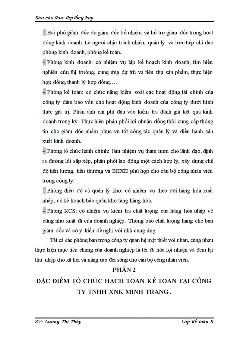 image for page Hoàn thiện công tác tổ chức hạch toán kế toán tại công ty TNHH XNK Minh Trang