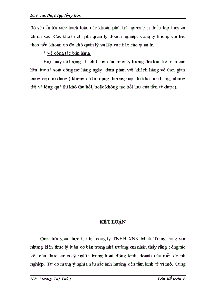 image for page Hoàn thiện công tác tổ chức hạch toán kế toán tại công ty TNHH XNK Minh Trang