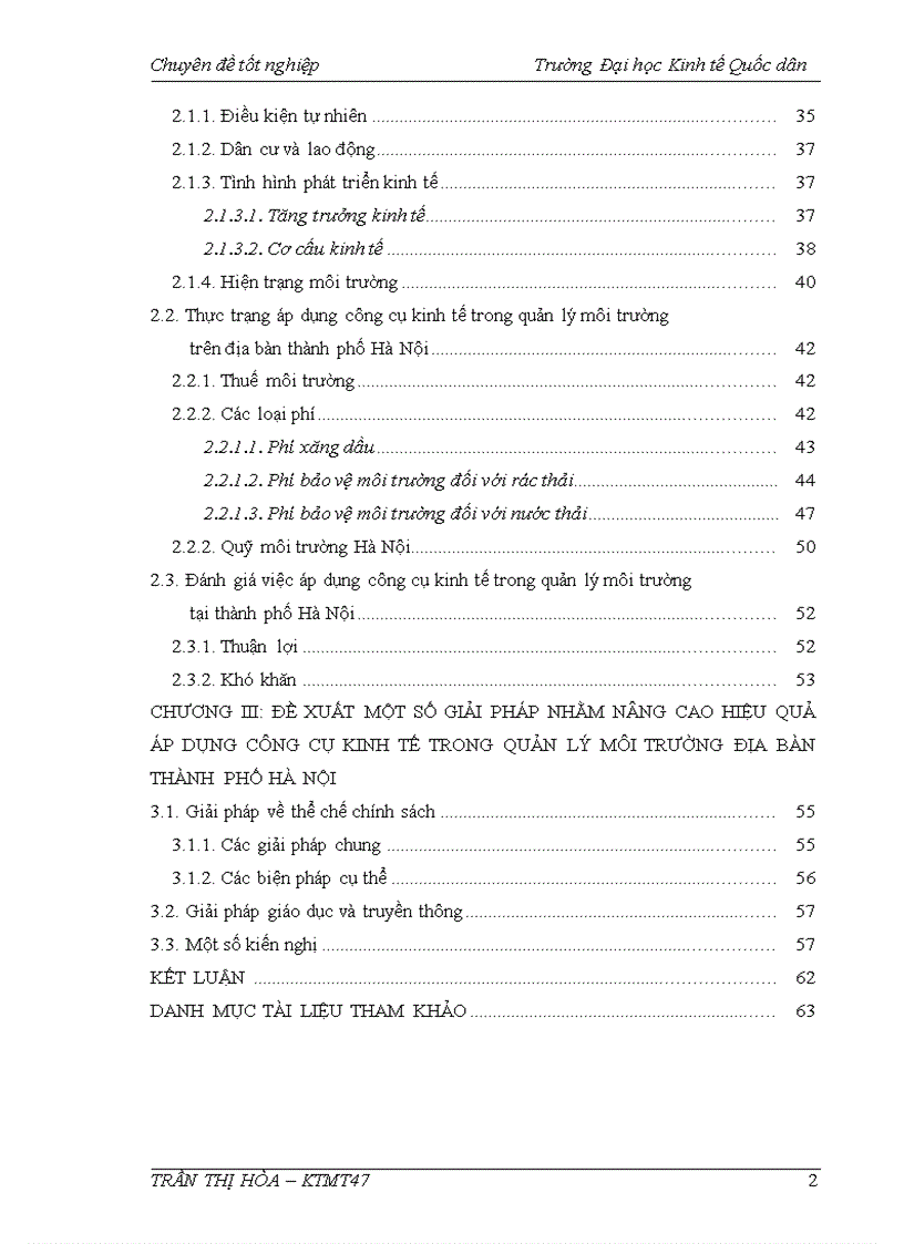 image for page Thực trạng và giải pháp nâng cao hiệu quả áp dụng công cụ kinh tế trong quản lý môi trường trên địa bàn thành phố Hà Nội