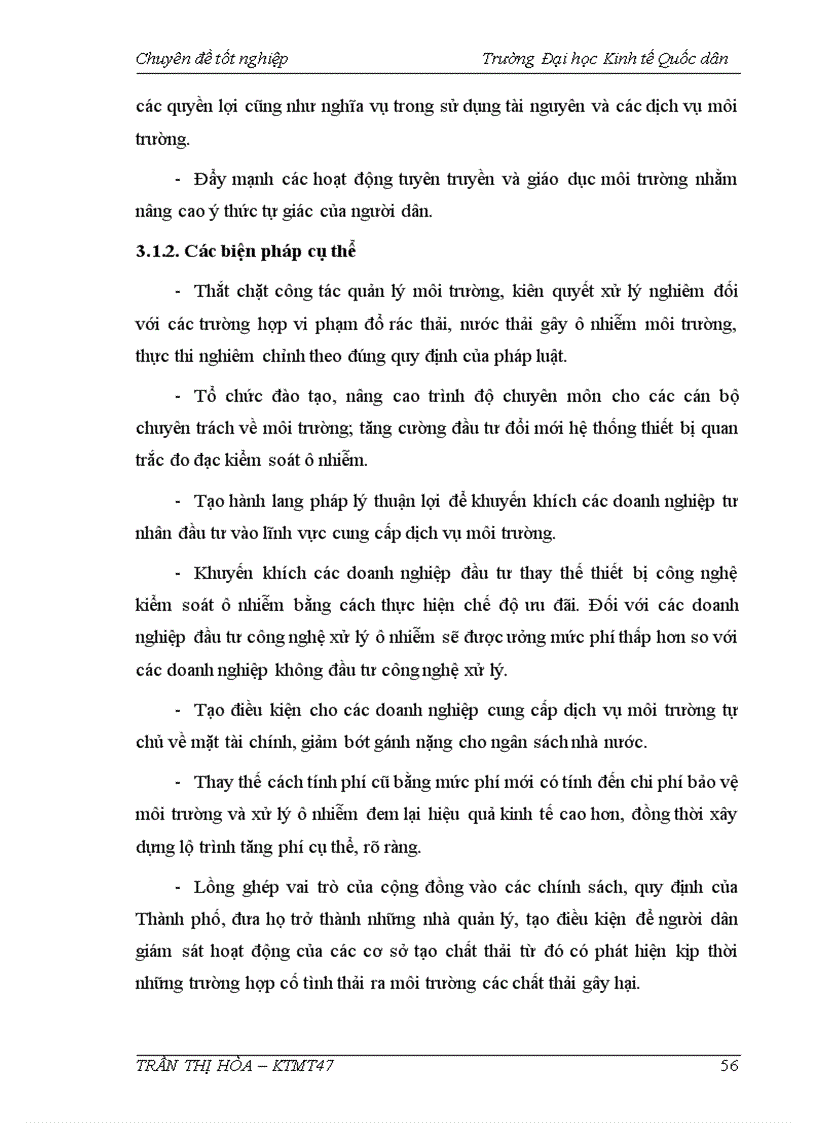 image for page Thực trạng và giải pháp nâng cao hiệu quả áp dụng công cụ kinh tế trong quản lý môi trường trên địa bàn thành phố Hà Nội