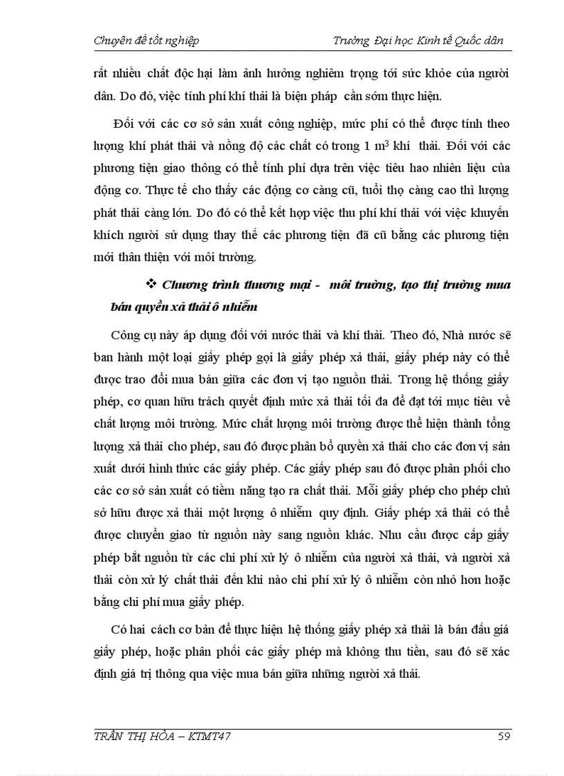 image for page Thực trạng và giải pháp nâng cao hiệu quả áp dụng công cụ kinh tế trong quản lý môi trường trên địa bàn thành phố Hà Nội