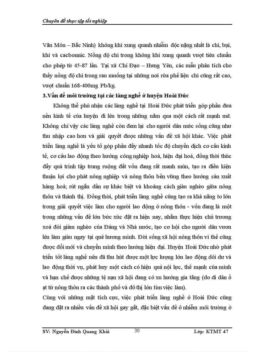 image for page Thực trạng và giải pháp phát triển bền vững các làng nghề truyền thống tại huyện Hoài Đức Hà Tây