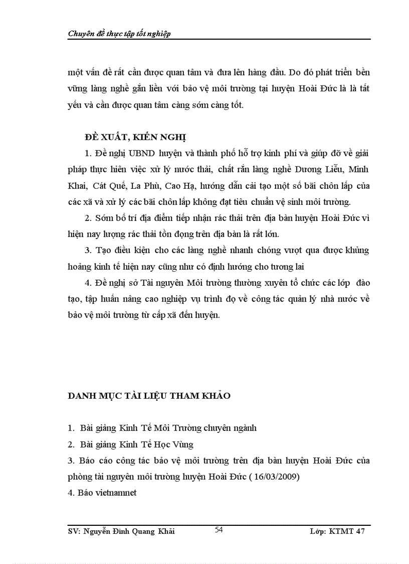 image for page Thực trạng và giải pháp phát triển bền vững các làng nghề truyền thống tại huyện Hoài Đức Hà Tây