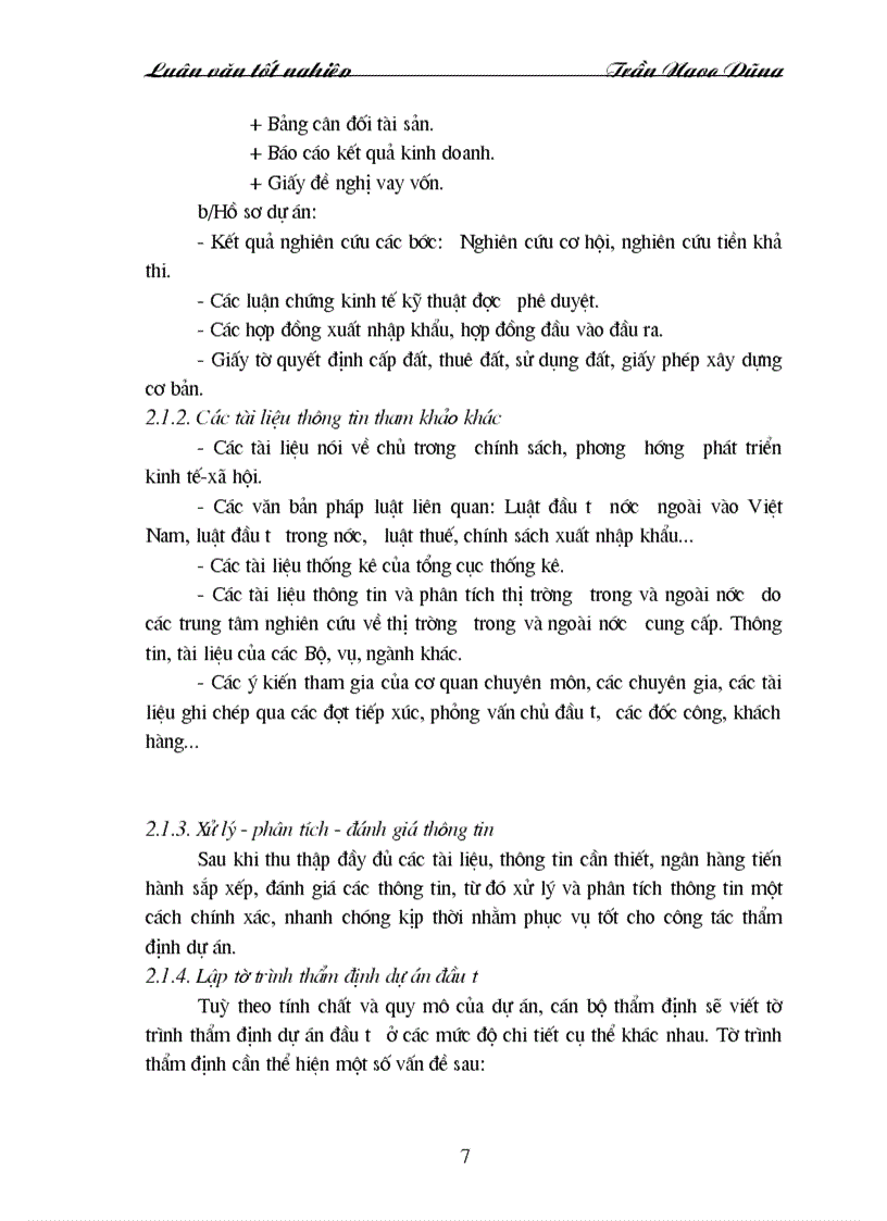 image for page Một số giải pháp nâng cao chất lượng thẩm định dự án đầu tư tại Sở giao dịch I Ngân hàng Công thương Việt Nam 1